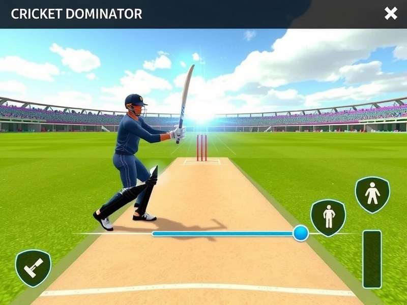Cricket Dominator Gameplay Screenshot